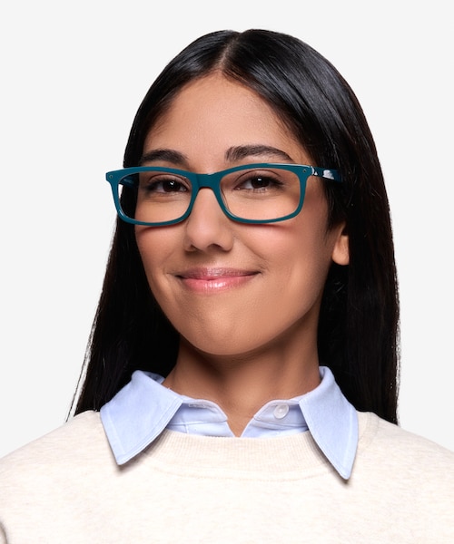 Mandi Teal AcetateEyeglass Frames for Women from EyeBuyDirect