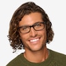 Mandi Black AcetateEyeglass Frames for Men from EyeBuyDirect