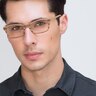 Mesquite Brown Striped AcetateEyeglass Frames for Men from EyeBuyDirect