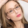 Mesquite Brown Striped AcetateEyeglass Frames for Women from EyeBuyDirect