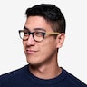 Panama Black AcetateEyeglass Frames for Men from EyeBuyDirect