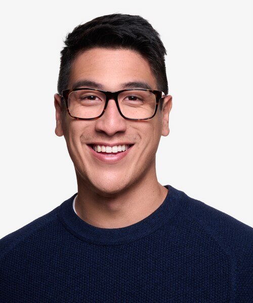 Sydney Tortoise AcétateMontures de lunettes de vue pour Hommes d'EyeBuyDirect