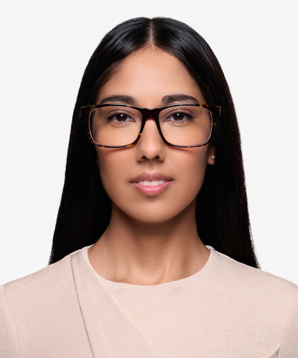 Sydney Rectangle Tortoise Full Rim Eyeglasses Eyebuydirect Canada