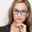 Atlee Green PlasticEyeglass Frames for Women from EyeBuyDirect