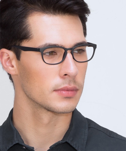 Drums Navy PlasticEyeglass Frames for Men from EyeBuyDirect