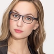 Drums Navy PlasticEyeglass Frames for Women from EyeBuyDirect