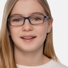 Ricki Matte Navy PlastiqueMontures de lunettes de vue pour Femmes d'EyeBuyDirect