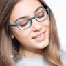 Versus Matte Green PlasticEyeglass Frames for Women from EyeBuyDirect