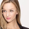 Bardot Rose pâle AcétateMontures de lunettes de vue pour Femmes d'EyeBuyDirect