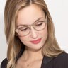 Little Things Brown Wood-textureEyeglass Frames for Women from EyeBuyDirect
