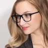 Default Black AcetateEyeglass Frames for Women from EyeBuyDirect