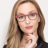 Runaway Burgundy AcétateMontures de lunettes de vue pour Femmes d'EyeBuyDirect