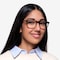 Skyline Brown Striped Acétate Montures de lunettes de vue pour Femmes d'EyeBuyDirect