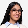 Skyline Brown Striped AcétateMontures de lunettes de vue pour Femmes d'EyeBuyDirect