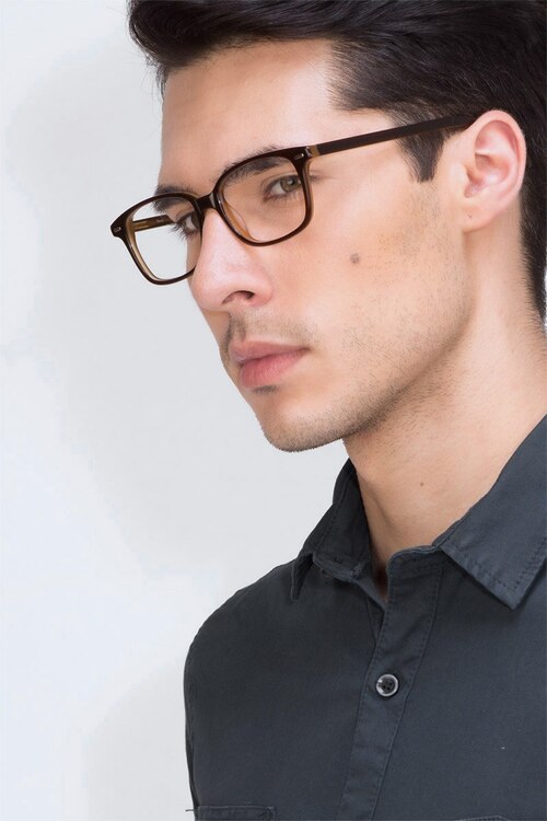 Sway Brown AcetateEyeglass Frames for Men from EyeBuyDirect