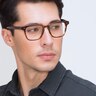 Samson Brun AcétateMontures de lunettes de vue pour Hommes d'EyeBuyDirect