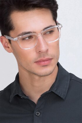 Clear Pacific -  Geek Acetate Eyeglasses