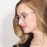 Pacific Clear Gray AcetateEyeglass Frames for Women from EyeBuyDirect