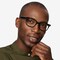 Pacific Noir Acétate Montures de lunettes de vue pour Hommes d'EyeBuyDirect