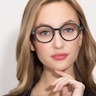Aprem Matte Black AcetateEyeglass Frames for Women from EyeBuyDirect