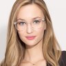Daybreak Clear AcetateEyeglass Frames for Women from EyeBuyDirect