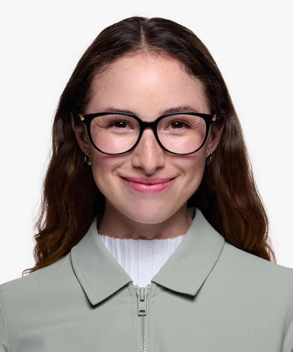 Jasmine Cat Eye Black Glasses for Women | Eyebuydirect