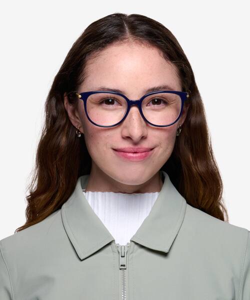 Navy Jasmine -  Acetate Eyeglasses