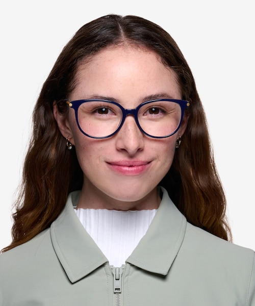 Jasmine Navy AcetateEyeglass Frames for Women from EyeBuyDirect