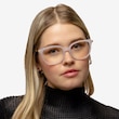 Jasmine White AcetateEyeglass Frames for Women from EyeBuyDirect
