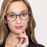 Jasmine Blue Floral AcetateEyeglass Frames for Women from EyeBuyDirect