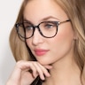 Jasmine Gray Floral AcetateEyeglass Frames for Women from EyeBuyDirect