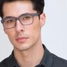 Lynch Matte Gray AcetateEyeglass Frames for Men from EyeBuyDirect