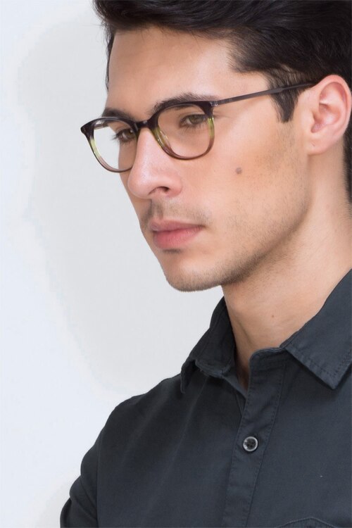Peppermint Gray Green AcetateEyeglass Frames for Men from EyeBuyDirect