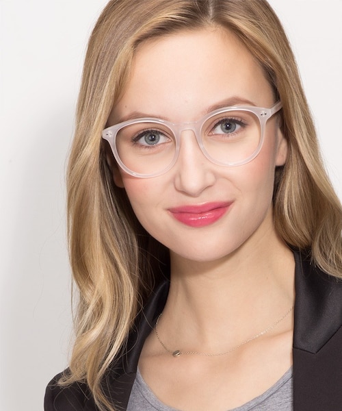 Primrose White AcetateEyeglass Frames for Women from EyeBuyDirect