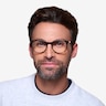 Demain Dark Tortoise AcetateEyeglass Frames for Men from EyeBuyDirect