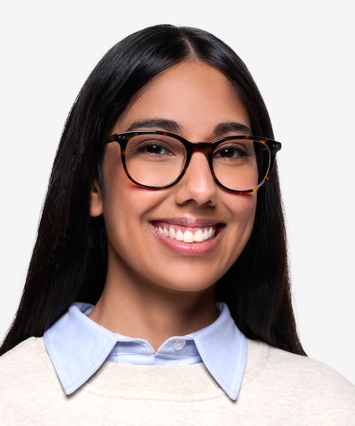 Demain Dark Tortoise AcetateEyeglass Frames for Women from EyeBuyDirect