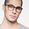 Demain Blue Floral AcetateEyeglass Frames for Men from EyeBuyDirect