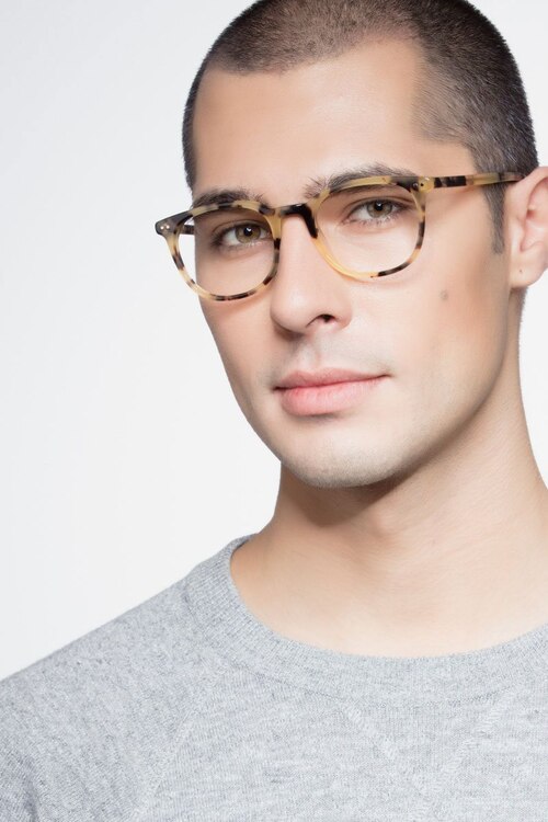 Demain Tortoise AcetateEyeglass Frames for Men from EyeBuyDirect