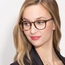 Demain Tortoise AcetateEyeglass Frames for Women from EyeBuyDirect