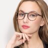 Neptune Matte Tortoise AcetateEyeglass Frames for Women from EyeBuyDirect