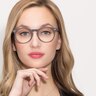 Neptune Matte Green AcetateEyeglass Frames for Women from EyeBuyDirect