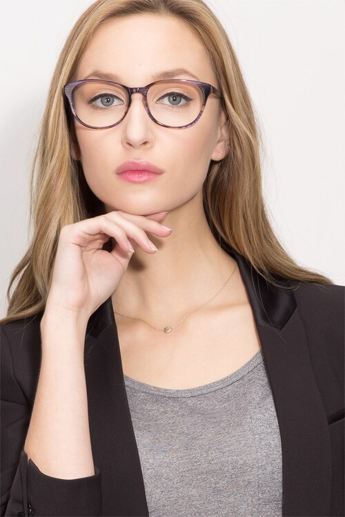 Mars Purple AcetateEyeglass Frames for Women from EyeBuyDirect