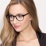 Mars Black AcetateEyeglass Frames for Women from EyeBuyDirect