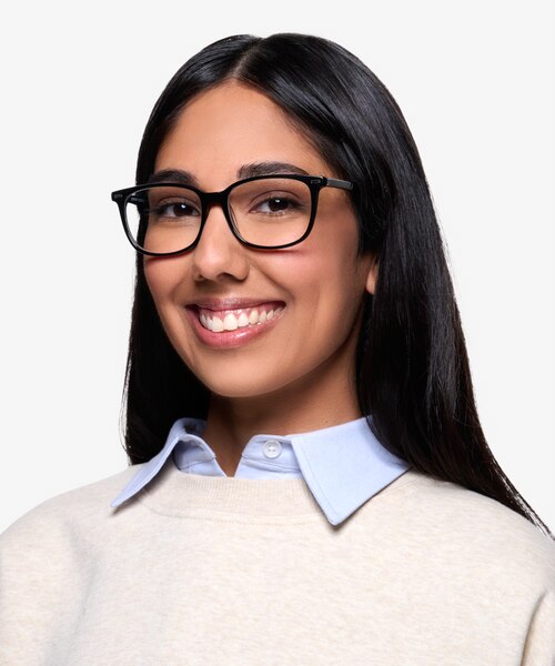 Seapoint Black AcetateEyeglass Frames for Women from EyeBuyDirect