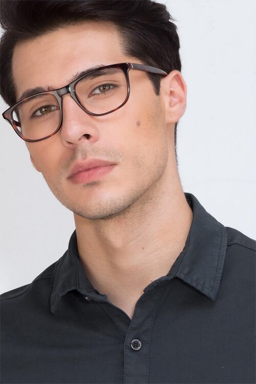 Damien Écailles AcétateMontures de lunettes de vue pour Hommes d'EyeBuyDirect
