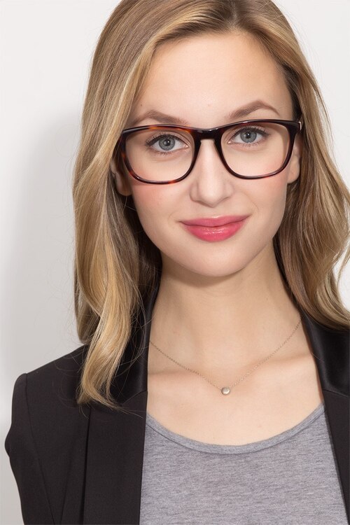Damien Écailles AcétateMontures de lunettes de vue pour Femmes d'EyeBuyDirect