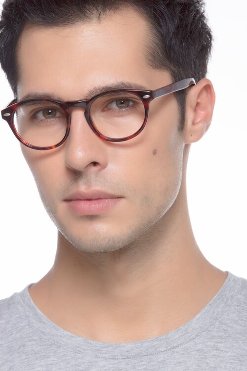 The Loop Tortoise AcetateEyeglass Frames for Men from EyeBuyDirect