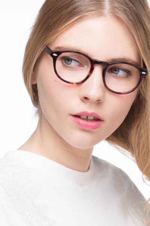 The Loop Tortoise AcetateEyeglass Frames for Women from EyeBuyDirect