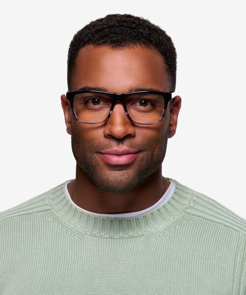 Pioneer Gray AcetateEyeglass Frames for Men from EyeBuyDirect