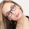 Homer Black AcetateEyeglass Frames for Women from EyeBuyDirect